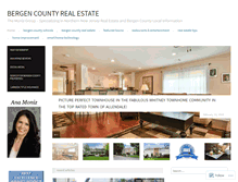 Tablet Screenshot of bergen-county-realestate.com